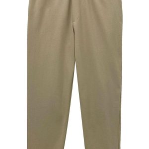 Calça Slim em Moeltinho Plus Areia