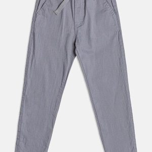 Calça de Sarja Cinza Claro Cinza
