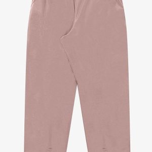 Calça em Courino Texturizado Rosa
