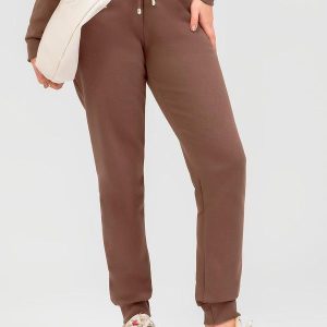 Calça em Moletom Marrom