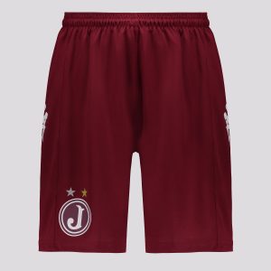 Calção Kappa Juventus da Mooca Treino Atleta 2025 Bordô