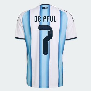 Camisa Adidas Argentina Home 2026 7 R. De Paul