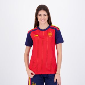 Camisa Adidas Espanha Home 2026 Feminina