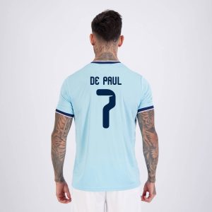 Camisa Argentina Lanes Azul 7 De Paul