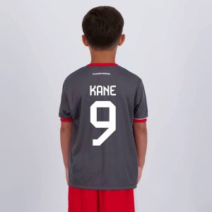 Camisa Bayern de Munique Kane 9 Infantil Cinza