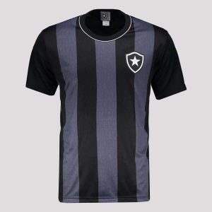 Camisa Botafogo Intenso Infantil Preta e Cinza