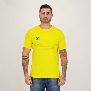 Camisa Brasilidade Amarela