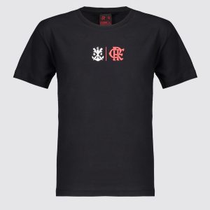 Camisa Flamengo Celebrar Infantil Preta