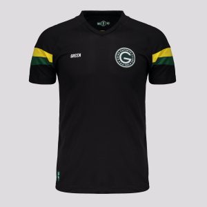 Camisa Gr33n Goiás Treino Atleta 2024 Infantil Preta