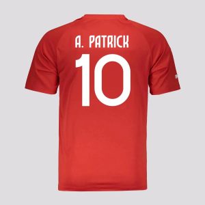 Camisa Internacional Basic Juvenil Vermelha 10 Alan Patrick