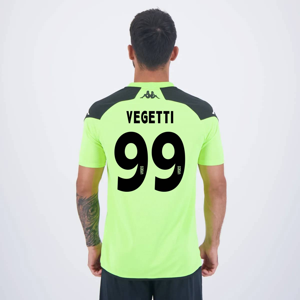 Camisa Kappa Vasco Treino Atleta 2024 99 Vegetti