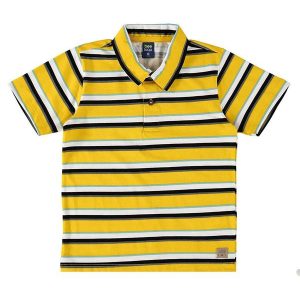Camisa Polo Infantil para Menino Amarelo