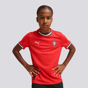 Camisa Puma Portugal Home 2025 Juvenil