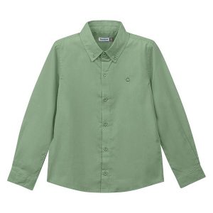 Camisa Tradicional Menino Verde Menta