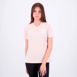 Camisa Umbro Santos Outubro Rosa 2025 Feminina