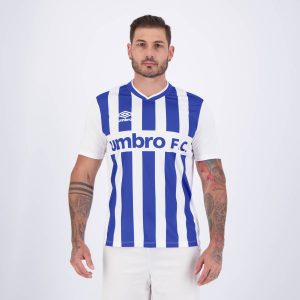 Camisa Umbro Sponsor Branca e Azul