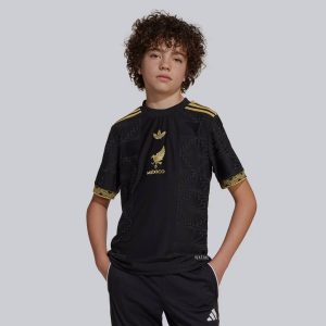 Camisa de Ouro Adidas México Juvenil