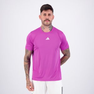 Camiseta Adidas Own The Run Base Basic Tee Roxa