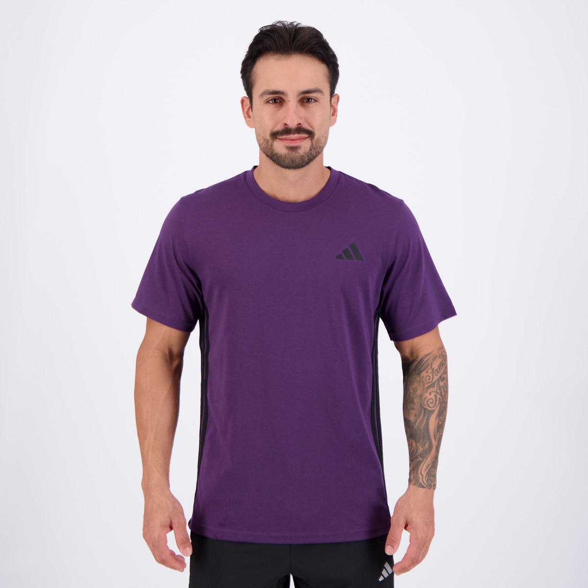 Camiseta Adidas TR Essentials 3S Roxa