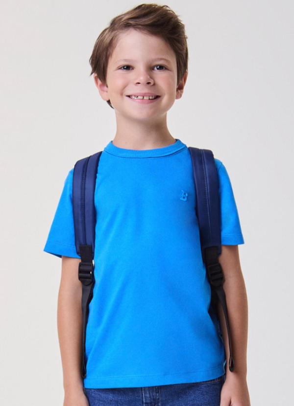 Camiseta Azul Básica Azul