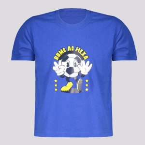 Camiseta Bolinha do Hexa Infantil Azul