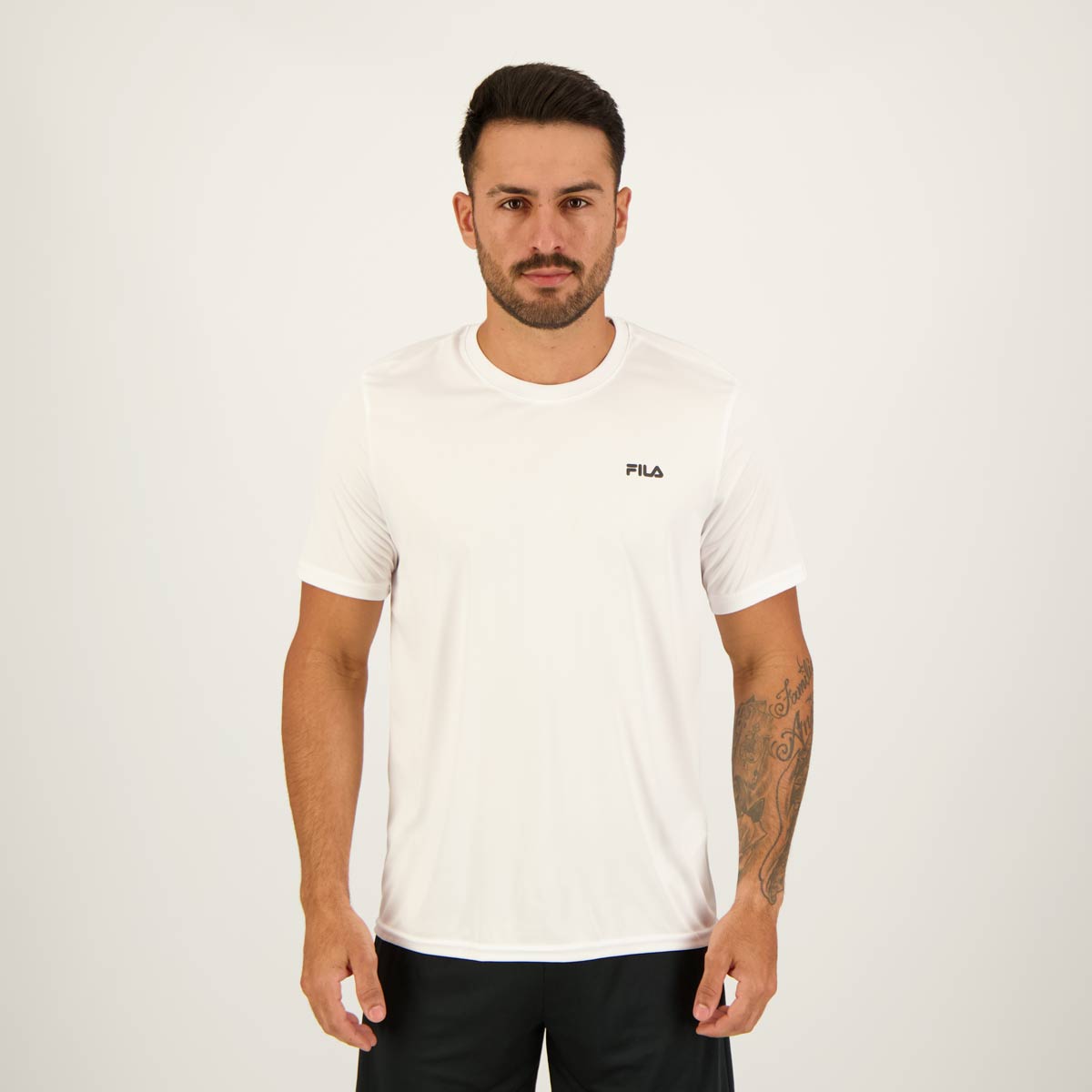 Camiseta Fila Basic Sports Polygin Branco