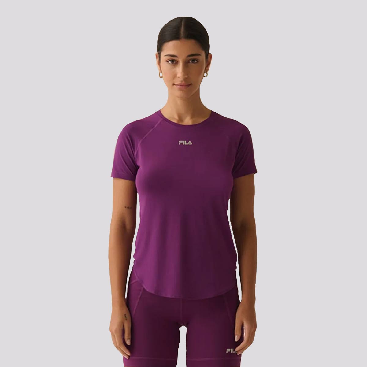 Camiseta Fila Bio III Feminina Roxa