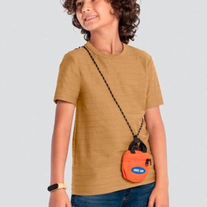 Camiseta Infantil Menino Marrom