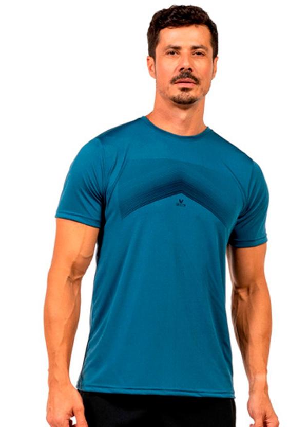 Camiseta Leve Masculina Azul