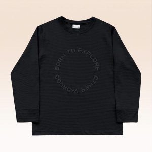 Camiseta Manga Longa Preto