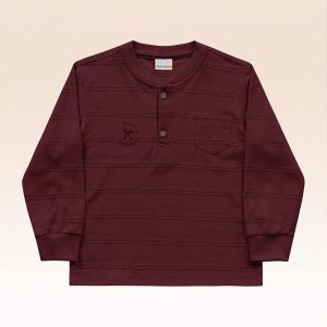 Camiseta Manga Longa Vermelho