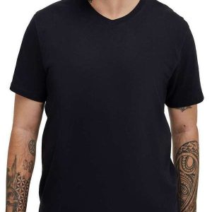 Camiseta Masculina Hering 022b N10-Preto