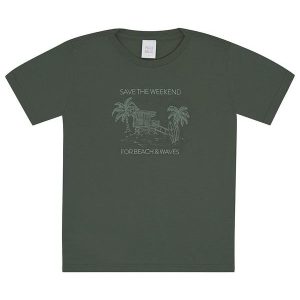 Camiseta Meia Malha Verde