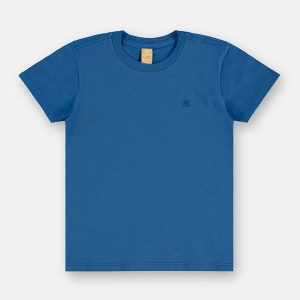 Camiseta Menino Algodão Azul