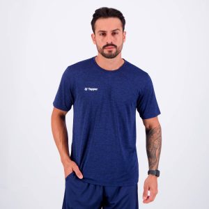 Camiseta Topper Treino Classic Marinho