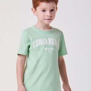 Camiseta Verde Menta Long Beach Verde