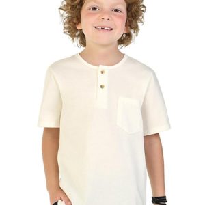 Camiseta em Meia Malha Penteada Bege
