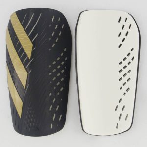 Caneleira Adidas Tiro Club Preta e Dourada