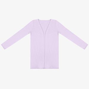 Cardigan Feminino Canelado Infinita Cor Roxo