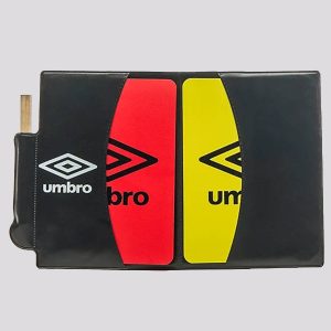 Cartão de Árbitro Umbro Kit Amarelo e Vermelho