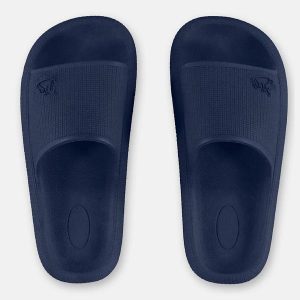 Chinelo Conforto Tira Larga Azul