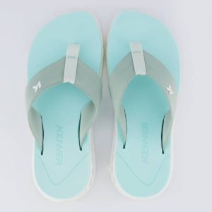 Chinelo Kenner Rakka Azul Claro e Branco