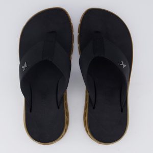 Chinelo Kenner Rakka Preto e Marrom