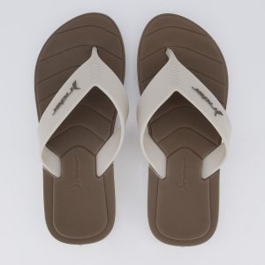 Chinelo Rider Pulse Marrom e Bege
