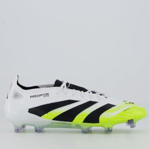 Chuteira Adidas Predator Elite FG Campo Branca