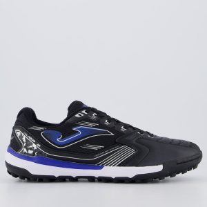 Chuteira Joma Liga 5 Society Preta e Azul
