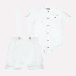 Conjunto Bebê Menino Branco