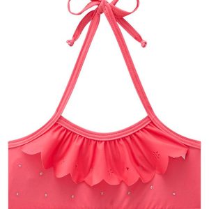 Conjunto Biquini em Malha Proteção Uv Vermelho
