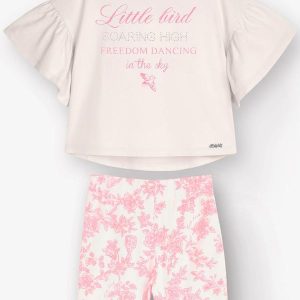 Conjunto Blusa com Ciclista Bege