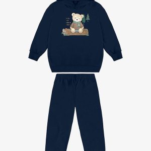 Conjunto Blusão com Calça Masculino Azul